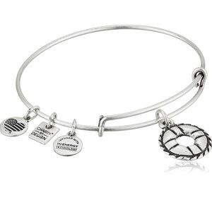 Alex and Ani Life Preserver Silver Charm Bangle